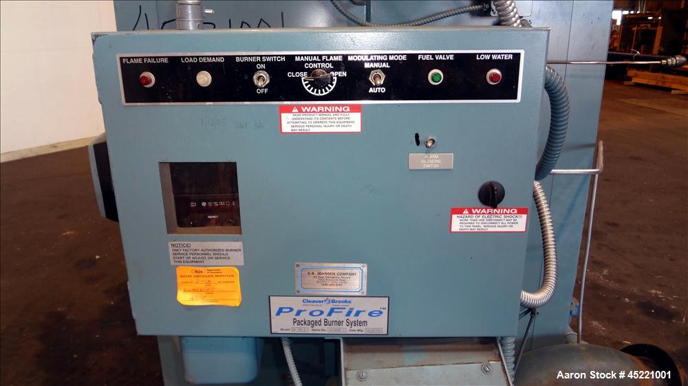 Used Cleaver Brooks FLX Flexible Water Tube Boiler, Model FLX-700-1100-160HW