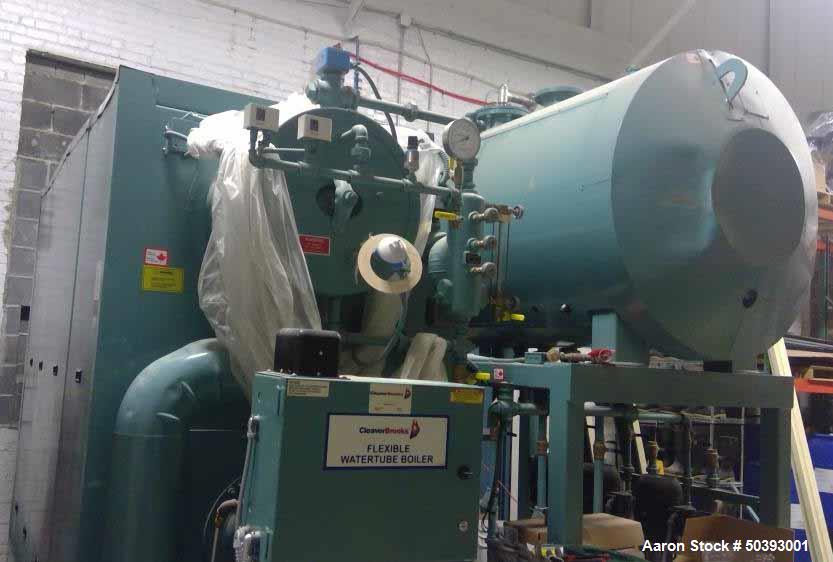 Used- Cleaver Brooks Flex Tube Water/Steam Boiler, Model FLX-700-600