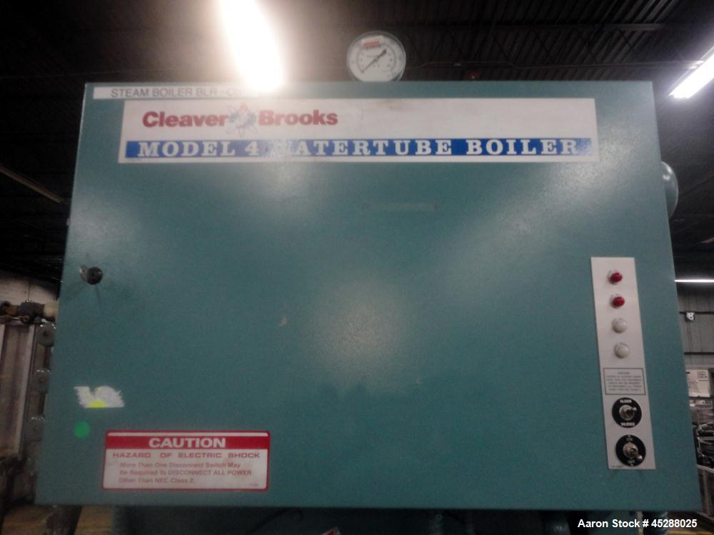 Used Cleaver Brooks M4 Water Tube Boiler, Model M4P-700-3000, Series 700