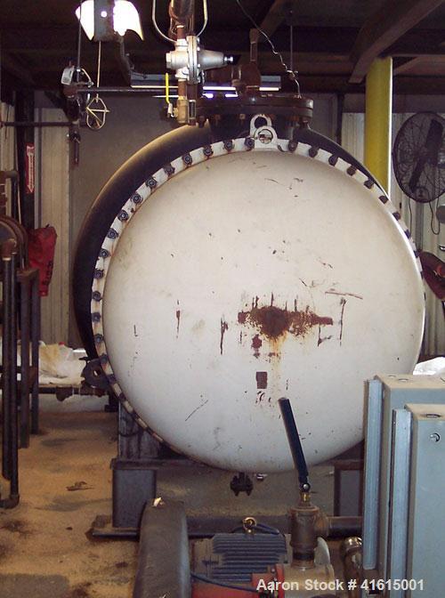 Used Cleaver Brooks portable semi trailer mounted boiler, rated 6 million BTU/hour. Dual fuel propane or diesel. Dual water feed and water conditioning system. Includes a heat exchanger manufactured ...