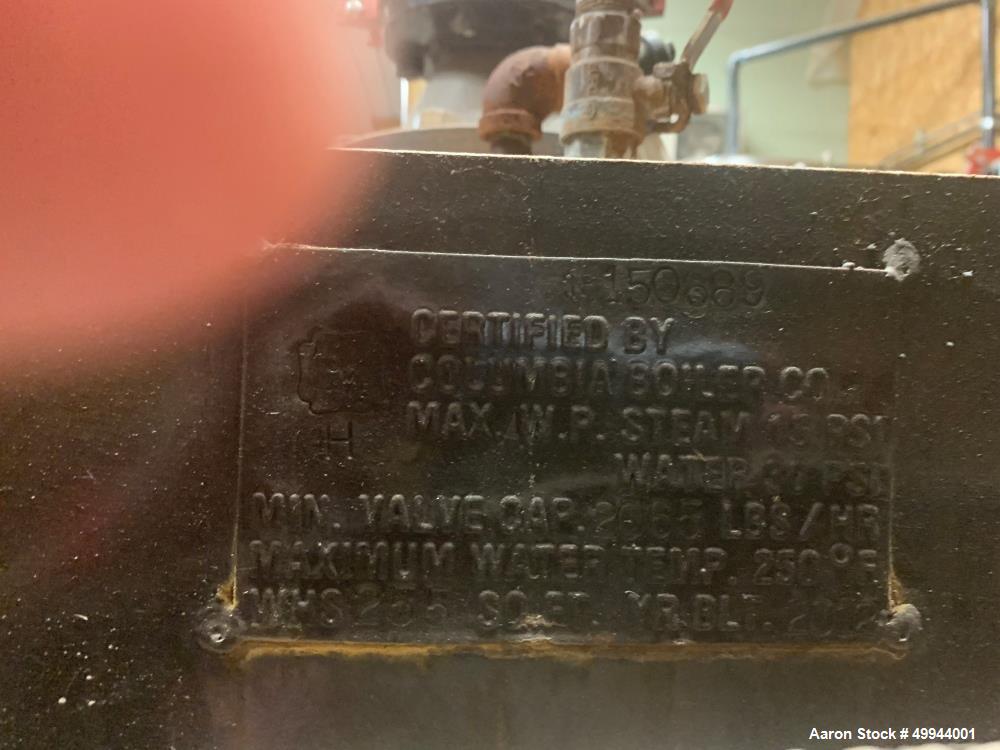 Used Columbia Boiler, Model MPH-60.