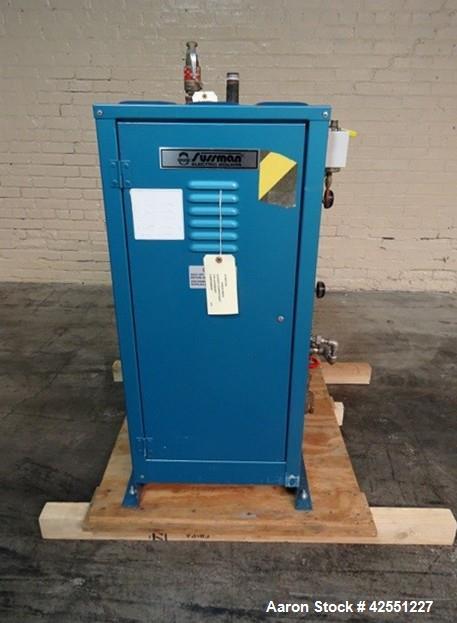 Used Sussman Electrically Heated Boiler, Model ES36. 36kW, rated 100 psi with circulation pump. 3/60/208 volt. Serial# N-17739-02002. National board# 50321