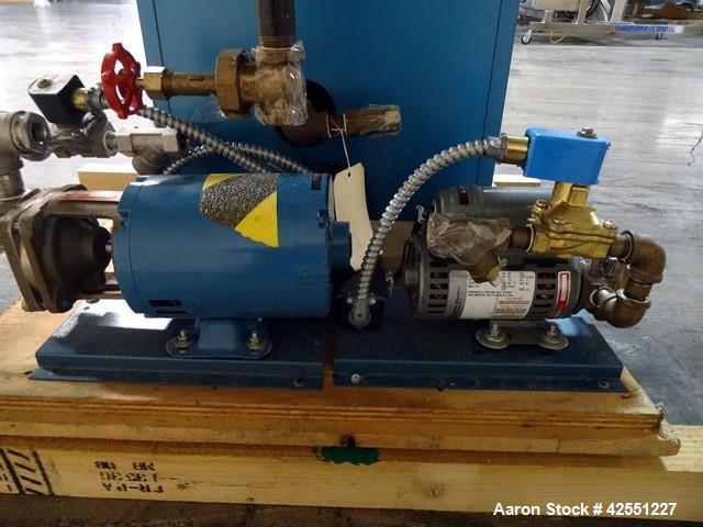 Used Sussman Electrically Heated Boiler, Model ES36. 36kW, rated 100 psi with circulation pump. 3/60/208 volt. Serial# N-17739-02002. National board# 50321