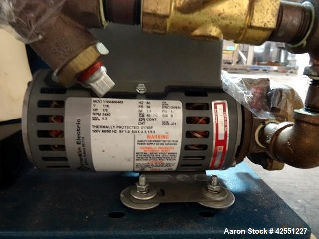 Used Sussman Electrically Heated Boiler, Model ES36. 36kW, rated 100 psi with circulation pump. 3/60/208 volt. Serial# N-17739-02002. National board# 50321