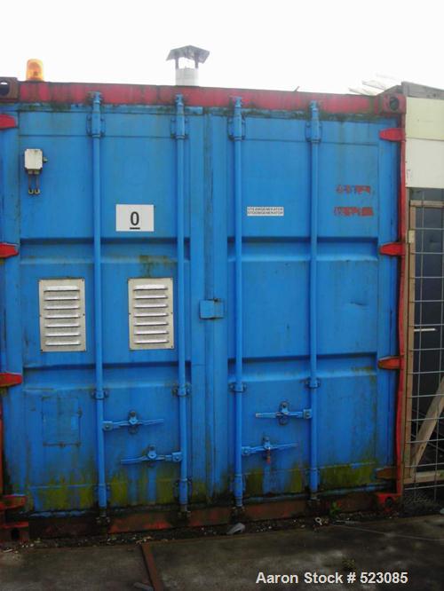 USED: H K D steam generator/boiler system, type FR180HD-12. 660 lbs/hrsteam production at a feed water temperature of 212 degrees F (100degrees C). Total capacity 221 kw. Net capacity 197 kw. Design ...