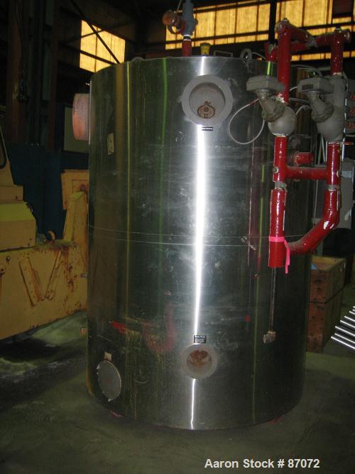 Used Fulton Fuel Fired Steam Boiler, Model FB-080-A
