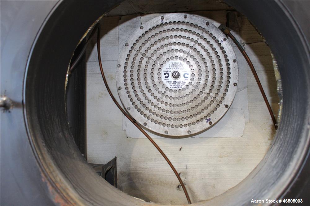 Used Fulton PulsePak Combustion Hydronic Boiler, Model PHW-1400SM. 1,400,000 BTU/HR. Approximate 36 bhp, 160 psi working pressure. Natural Gas. Water content 80 gallons. Includes temperature controll...
