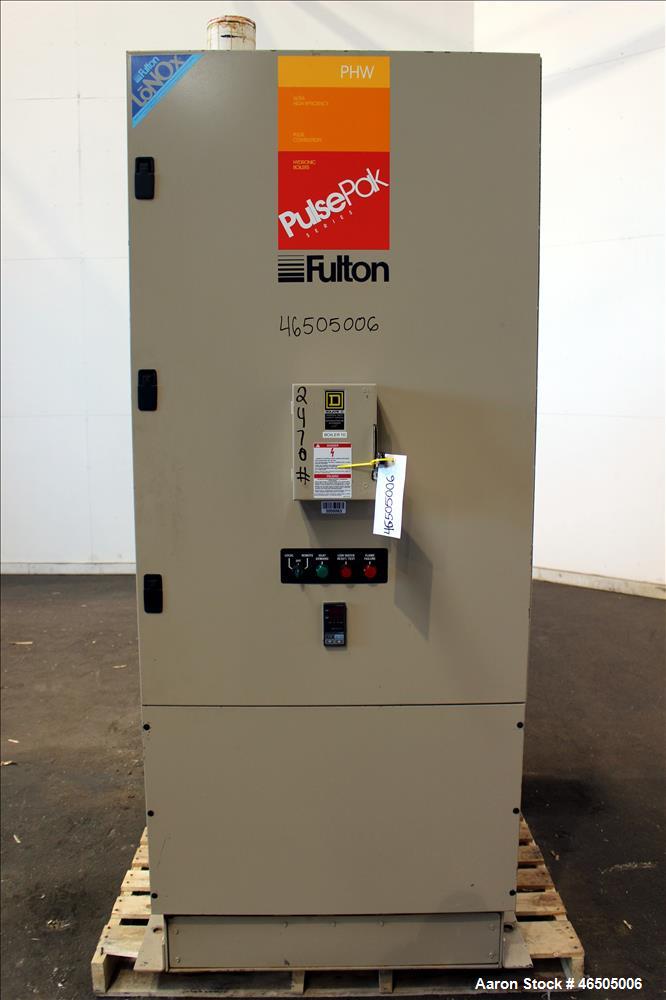 Used- Fulton PulsePak Combustion Hydronic Boiler, Model PHW-1400SM. 1,400,000 BTU/HR. Approximate 36 bhp, 160 psi working pr...