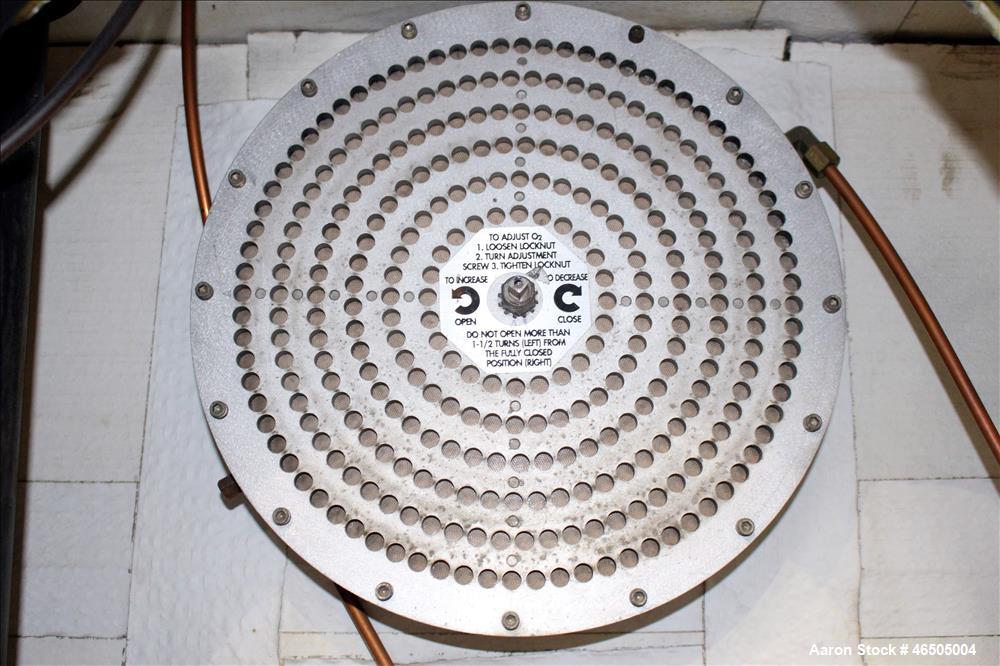 Used Fulton PulsePak Combustion Hydronic Boiler, Model PHW-1400SM. 1,400,000 BTU/HR. Approximate 36 bhp, 160 psi working pressure. Natural Gas. Water content 80 gallons. Includes temperature controll...