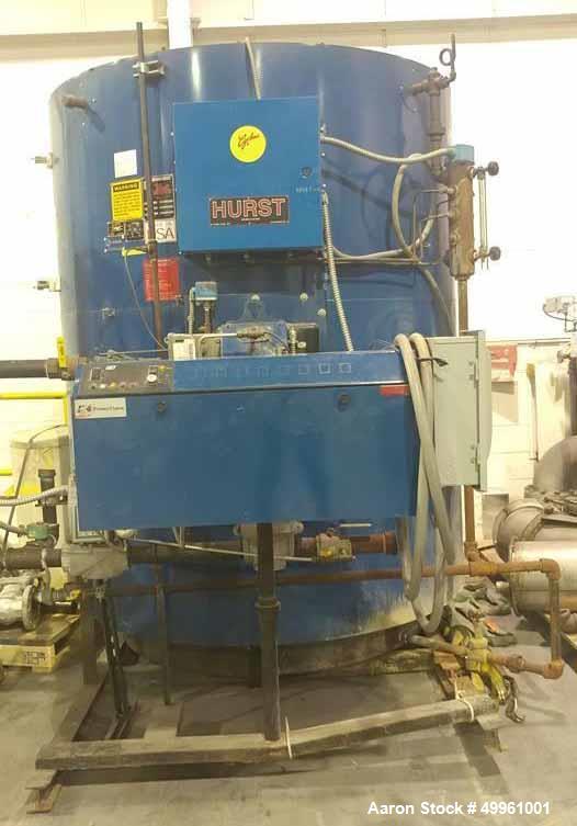 Used Hurst Vertical Steam Boiler, Model 4VT-G-80-150.