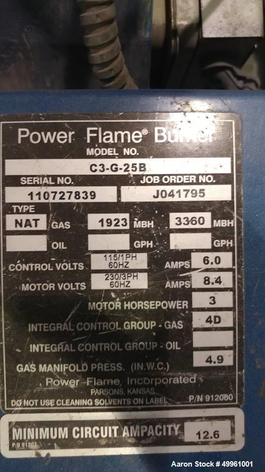 Used Hurst Vertical Steam Boiler, Model 4VT-G-80-150.