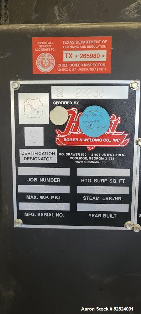 Used Hurst Steam Boiler