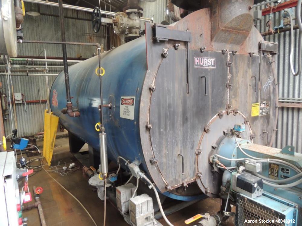 Used Hurst Wet Back Scotch Boiler. Rated 200 psi