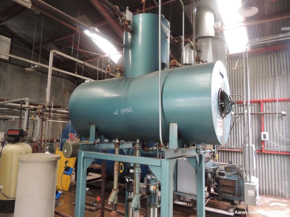 Used Hurst Wet Back Scotch Boiler. Rated 200 psi