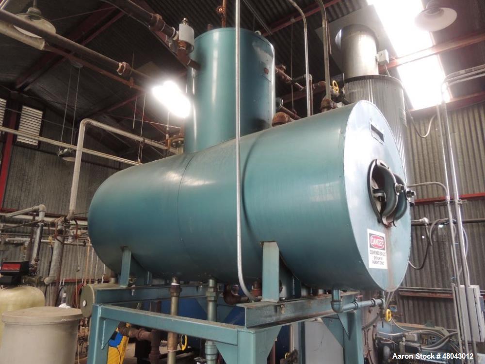 Used Hurst Wet Back Scotch Boiler. Rated 200 psi