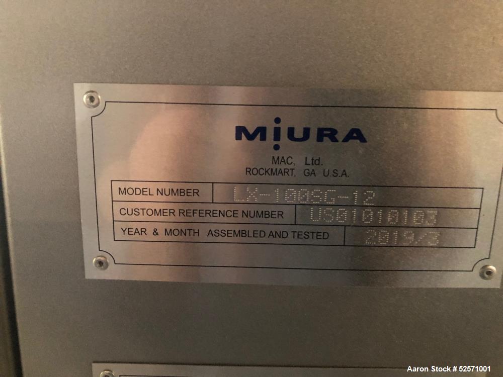 Unused - Uninstalled. Qty (2) Miura Boilers