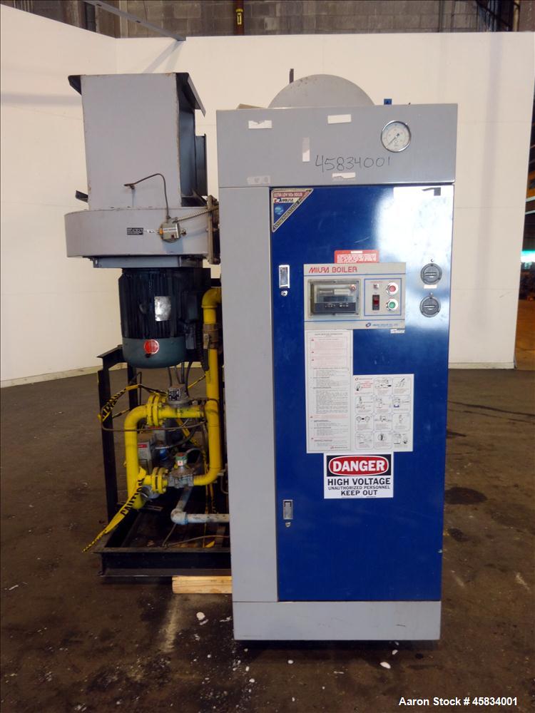 Used Miura Boiler, Model LX-200, 200 HP.