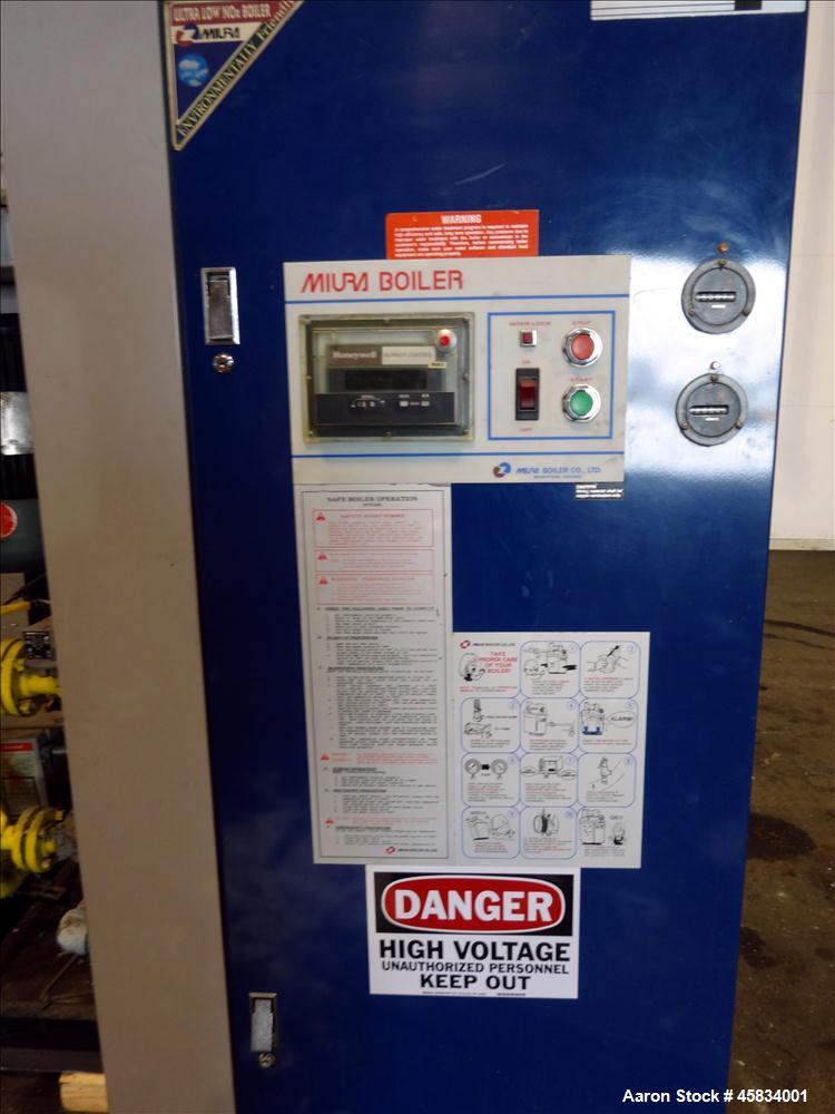 Used Miura Boiler, Model LX-200, 200 HP.