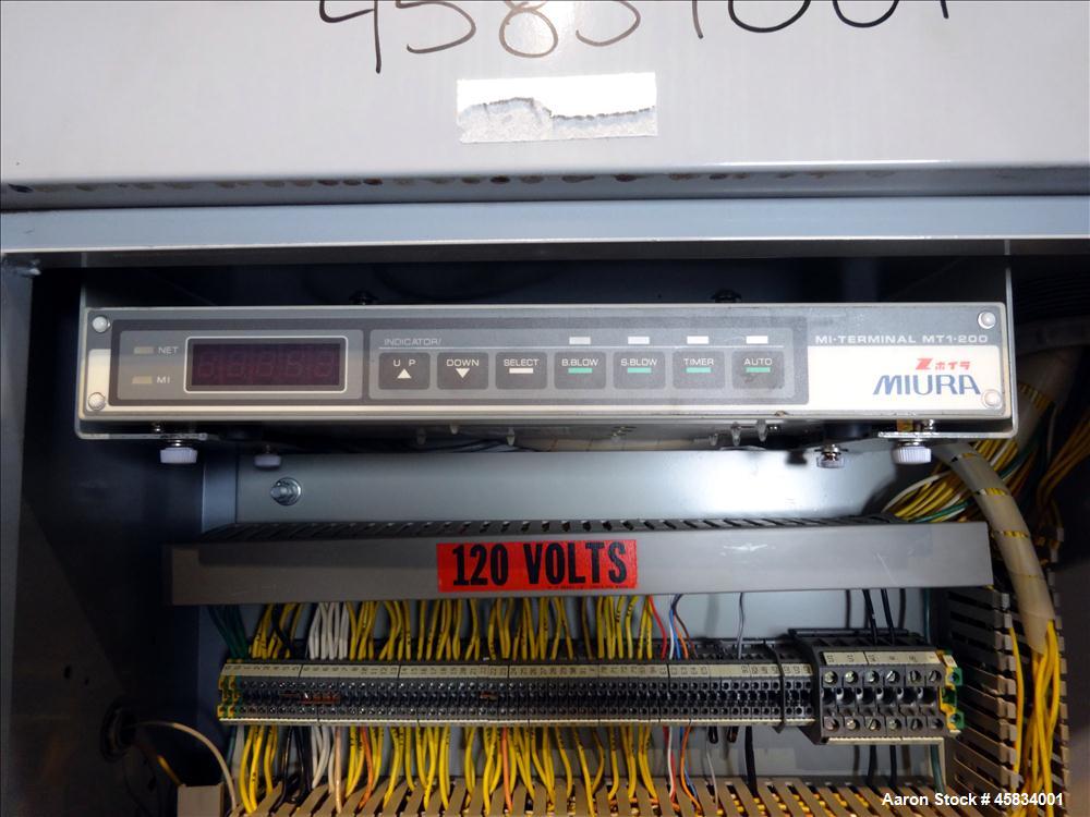 Used Miura Boiler, Model LX-200, 200 HP.