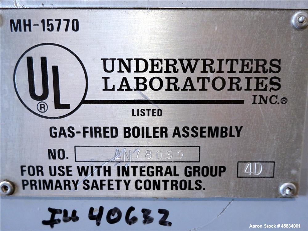 Used Miura Boiler, Model LX-200, 200 HP.