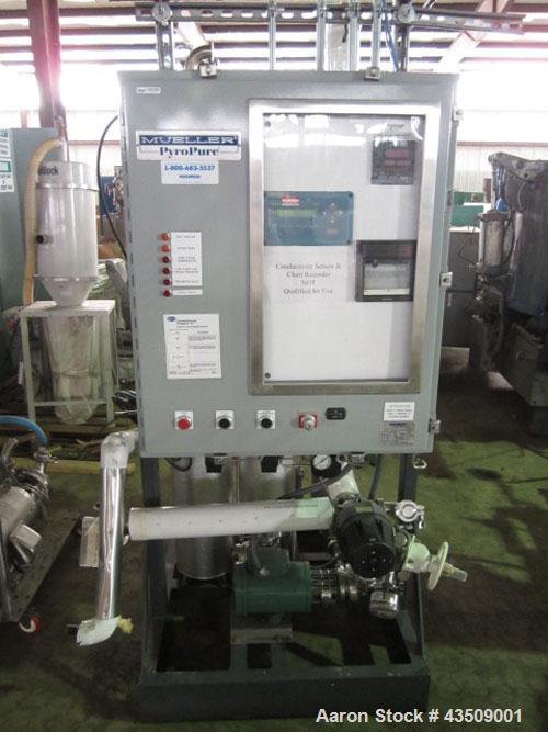 Used Mueller PyroPure Steam Generator, model PSG P2001, approximate 1000 pounds per hour steamserial #178340-1.3/60/460 volt, 2.3 kva.