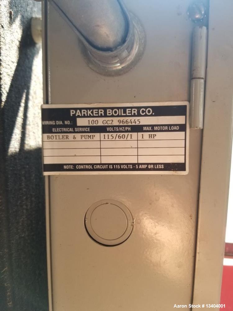 Used- Parker Industrial Boiler, Model 104-50.