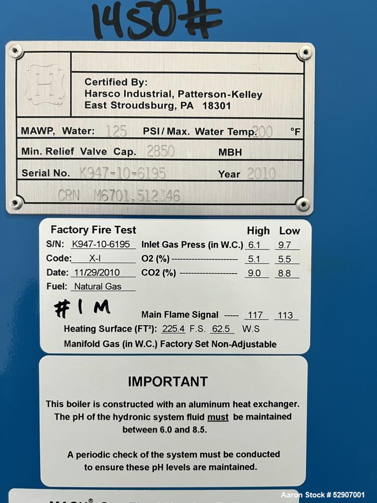Harsco Industrial MACH Gas-Fired Heating Boiler