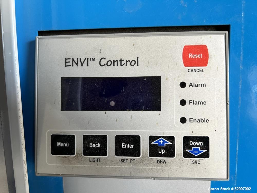 Used Patterson Kelley / Harsco Mach Gas-Fired Heating Boiler, Model C3000. Heating surface 225.4 feet squared. Natural Gas. Input rating Max 3,000,000 BTU/ Hr. Output rating 2,850,000 BTH/hr. Max wor...
