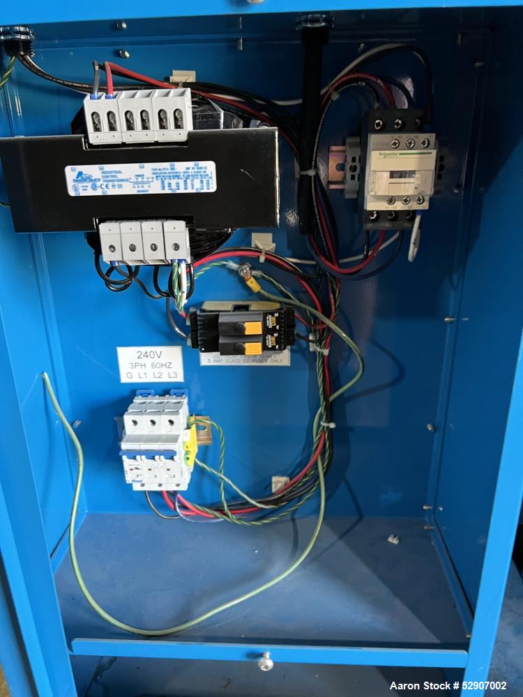 Used Patterson Kelley / Harsco Mach Gas-Fired Heating Boiler, Model C3000. Heating surface 225.4 feet squared. Natural Gas. Input rating Max 3,000,000 BTU/ Hr. Output rating 2,850,000 BTH/hr. Max wor...