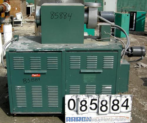 Used Raypak Hydronic Heating Commercial Hot Water Boiler, Model H3-0962, Natural Gas. Max input 961,700 BTU/HR, max output 788,594 BTU/HR. Rated 150 PSI at 250 Degrees F. 78 square foot heating surfa...