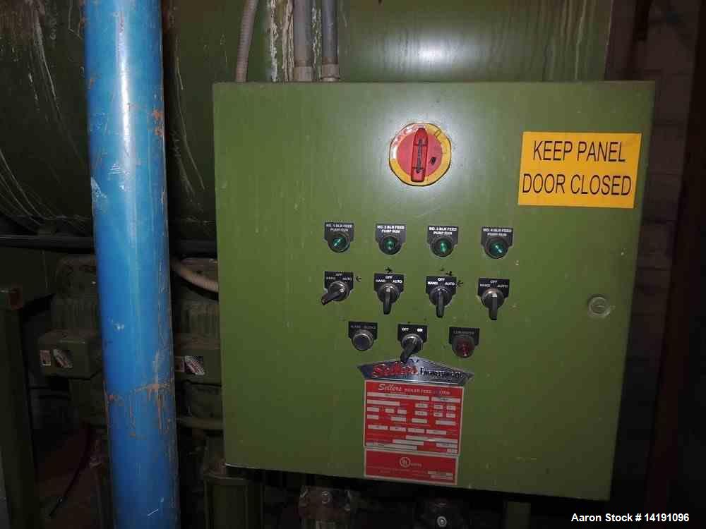 Used- 200PSI Steam Boiler. Mfg Sellers Engineering