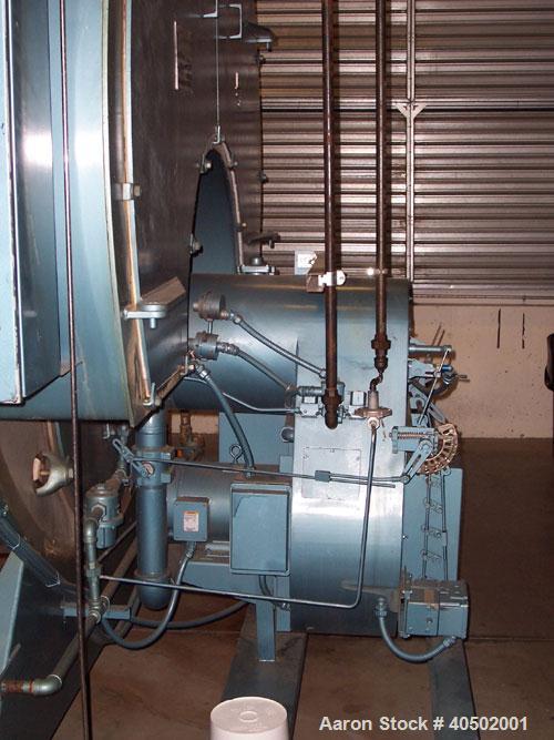 Used Triple S Boiler, model 777. 400 hp, gas fired, 150 psi, equipped with a John Zink Co model SIF 16 1-G-150 burner, built in 2004.