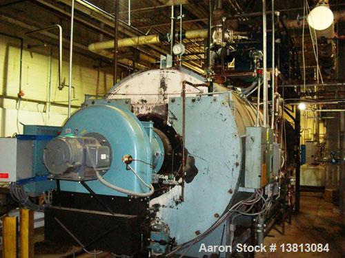 Used-York Shipley 600 hp High Pressure Steam Boiler, Model SPHC-600-N 174 061.  20,085,000 btu/hour, 480 vac, 60 hz.  Manufa...