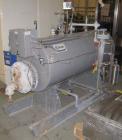 Used Cemline Horizontal Unfired Steam Generator, Model H120USG1048. Size 24 x 63. 120 gallon capacity. Rated 150 psi water and steam. Coil model 1048ASP. Base mounted.