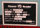 USED:Cleaver Brooks electric hot water boiler, model HW-202.768 btu/hr, 225 kw, max flow gpm 230, design pressure 160 psi,3/60/460 volt, 283 amps, 4