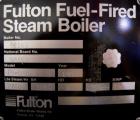 Used Fulton Fuel Fired Steam Boiler, Model FB-080-A