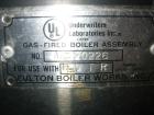 Used Fulton Fuel Fired Steam Boiler, Model FB-080-A