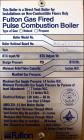 Used Fulton PulsePak Combustion Hydronic Boiler