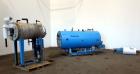Used Kewanee Packaged Classic III Steam Boiler, Model H3S-50-G. 50 hp, mbh output 1674, 250 Square feet heating surface, 150 psig design pressure. Three pass design. Equipped with a Kewanne Forcedraf...
