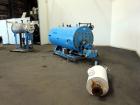 Used Kewanee Packaged Classic III Steam Boiler, Model H3S-50-G. 50 hp, mbh output 1674, 250 Square feet heating surface, 150 psig design pressure. Three pass design. Equipped with a Kewanne Forcedraf...