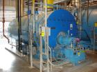 Used Kewanee Package Boiler, Model H3S250, 250 hp, 150 psi, 9756# hr/steam capacity, 1250 square feet surface area. 10 million btu input, 8.3 million btu output burner capacity, #2 fuel oil or natura...