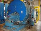 Used Kewanee Package Boiler, Model H3S500, 500 hp, 150 psi, 19526# hr/steam capacity, 2500 square feet surface area. 20.925 million btu input, 16.738 million btu output burner capacity, #2 fuel oil o...