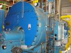 Used Kewanee Package Boiler, Model H3S500, 500 hp, 150 psi, 19526# hr/steam capacity, 2500 square feet surface area. 20.925 million btu input, 16.738 million btu output burner capacity, #2 fuel oil o...