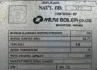 Used Miura High Pressure Steam Boiler, model EX-300
