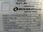 Used Miura High Pressure Steam Boiler, model EX-300