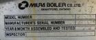 Used Miura High Pressure Steam Boiler, model EX-300