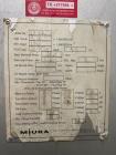 Used Miura Gas Fired Boiler
