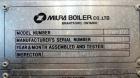 Used Miura LXW Series Natural Gas Fired Hot Water Boiler, Model LXW-100