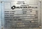Used Miura LXW Series Natural Gas Fired Hot Water Boiler, Model LXW-100