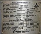 Used Miura LXW Series Natural Gas Fired Hot Water Boiler, Model LXW-100